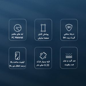 گلس شفاف تمام صفحه iPhone 12 Pro Max مدل PC Ultra مارک نیلکین