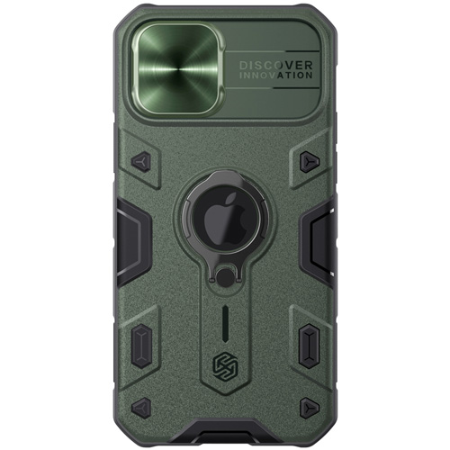 گارد رینگی نیلکین iPhone 12 مدل CamShield Armor (LOGO