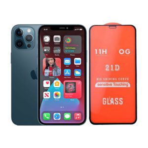 83862گلس فول گوشی آیفون 12 پرو مکس مدل 21D