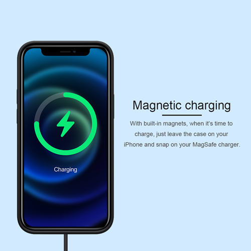 کاور سیلیکونی مغناطیسی iPhone 12 مدل Flex Pure Pro نیلکین