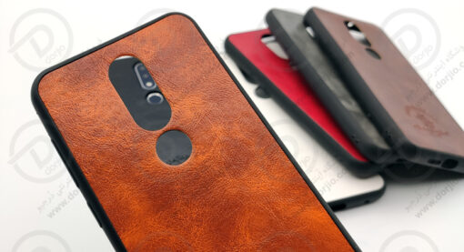 گارد روکش چرمی Nokia 6.1 Plus/X6 مارک Santa Barbara