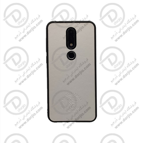 گارد روکش چرمی Nokia 6.1 Plus/X6 مارک Santa Barbara