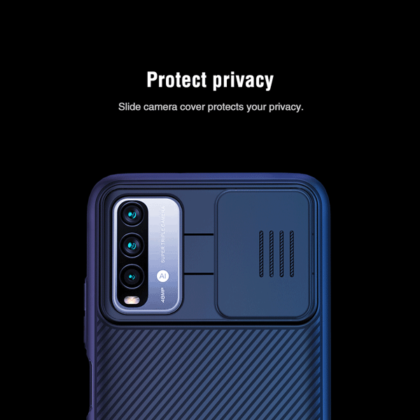 گارد ضد ضربه شیائومی Redmi 9T مدل Camshield نیلکین