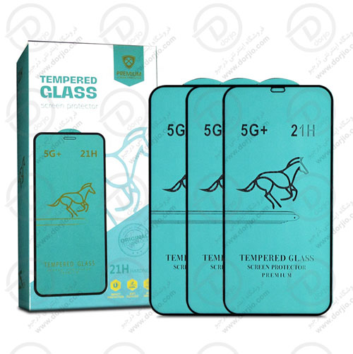 محافظ صفحه نمایش شیشه‌ای آیفون 12 پرو مدل 5G+ - 21H