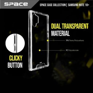 پلکسی کاور شفاف سامسونگ گلکسی نوت 10 پلاس مارک Space