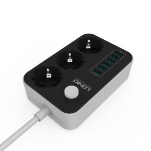 فست شارژ USB و چند راهی برق الدینیو مدل LDNIO SE3631