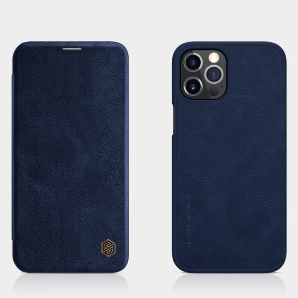 کیف چرمی نیلکین اپل iPhone 12 Pro Max مدل Qin