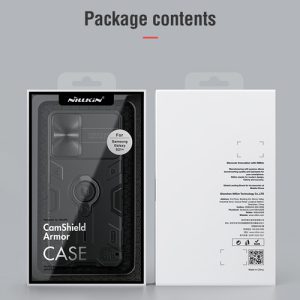 گارد محافظ رینگی سامسونگ Galaxy S21 مدل Camshield Armor نیلکین