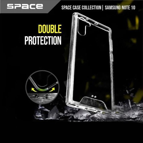 پلکسی کاور شفاف سامسونگ گلکسی نوت 10 مارک Space