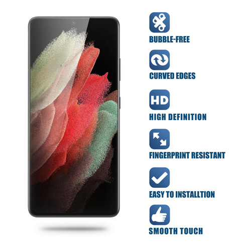 گلس UV محافظ تمام صفحه سامسونگ Galaxy S21 Ultra