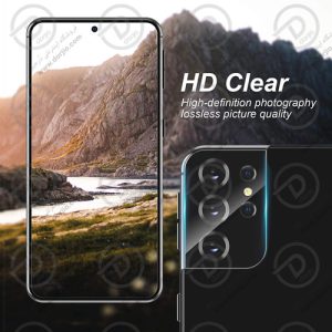 محافظ لنز دوربین شیشه ای گلکسی S21 Ultra