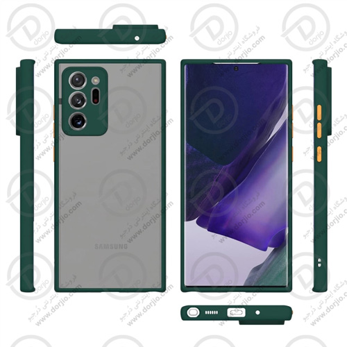 پلکسی کاور مات با محافظ دوربین گلکسی Note20 Ultra