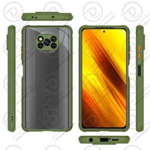 پلکسی کاور شفاف با محافظ دوربین شیائومی Poco X3 NFC