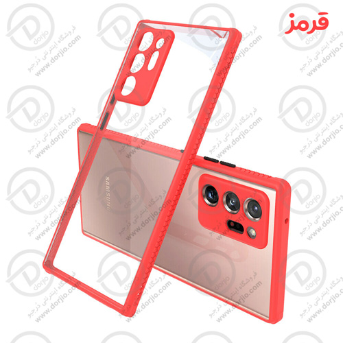 پلکسی کاور شفاف با محافظ دوربین گلکسی Note20 Ultra
