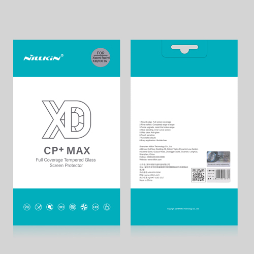 گلس تمام صفحه نیلکین شیائومی Poco X2 مدل XD CP+MAX