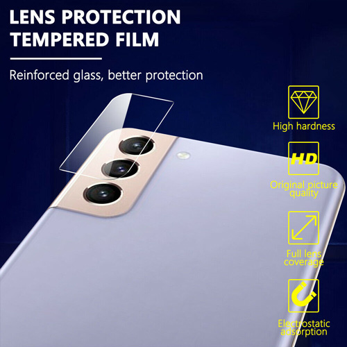 محافظ لنز دوربین شیشه ای گلکسی +S21