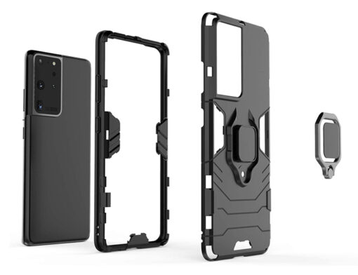 گارد رینگی ضد ضربه سامسونگ گلکسی S21 Ultra