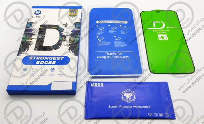 گلس محافظ iPhone 12 Pro مارک LITO مدل ANTI-DUST