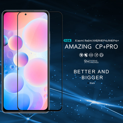 گلس فول نیلکین شیائومی Redmi K40 Pro Plus مدل CP+PRO