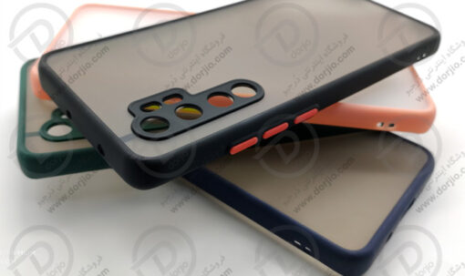 پلکسی کاور مات با محافظ دوربین شیائومی Xiaomi Mi Note 10 Lite