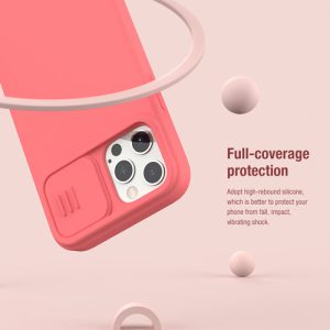 کاور Camshield سیلیکونی نیلکین با محافظ دوربین iPhone 12 Mini