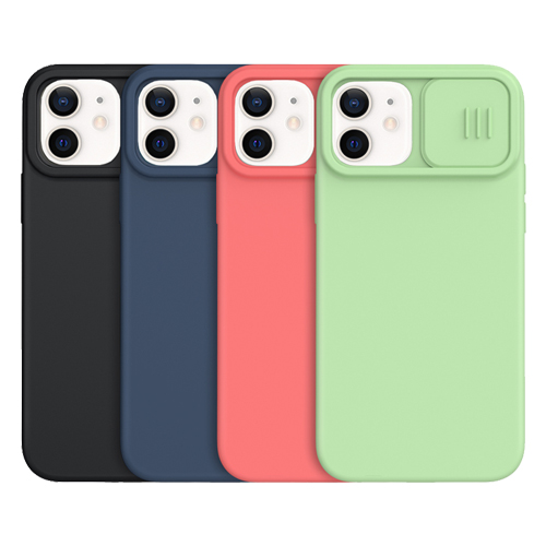 کاور Camshield نیلکین سیلیکونی مگنتی با محافظ دوربین iPhone 12