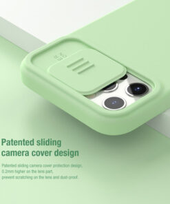 کاور Camshield سیلیکونی مگنتی نیلکین با محافظ دوربین iPhone 12