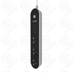 سه راهی برق USB دار LDNIO مدل SC3301