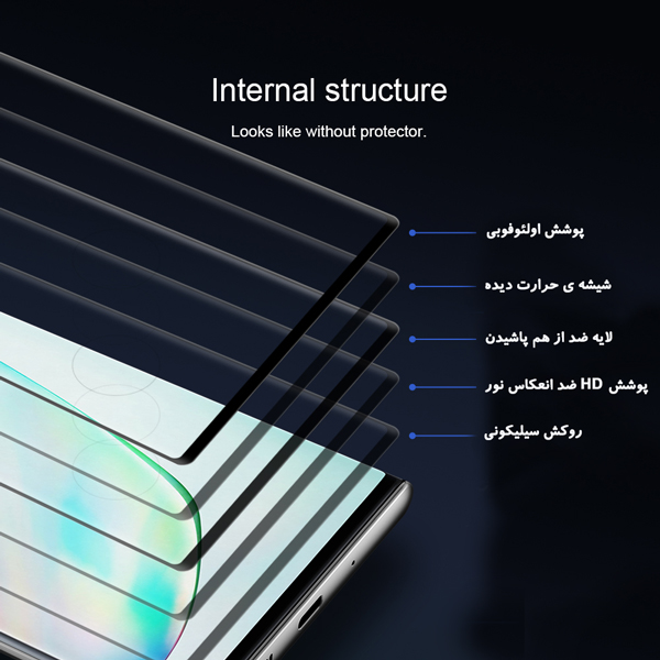 گلس تمام صفحه نیلکین 3D CP+MAX گوشی OnePlus 9 Pro