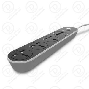 سه راهی برق USB دار LDNIO مدل SC3301