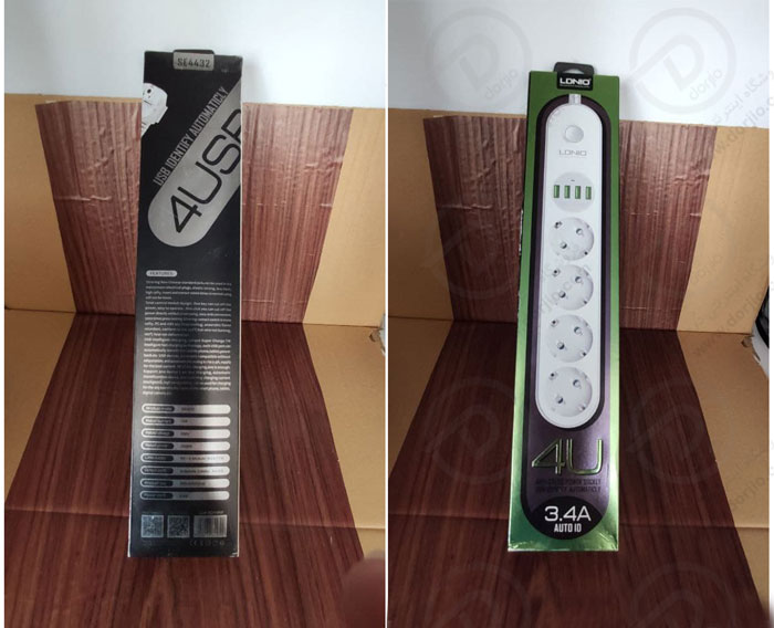 چند راهی برق USB دار LDNIO مدل SE4432
