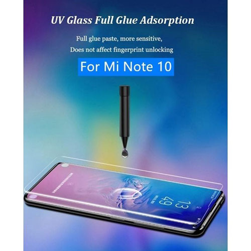 گلس UV تمام صفحه شیائومی Mi Note 10