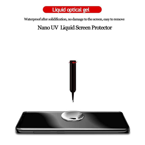 گلس محافظ UV تمام صفحه سامسونگ Galaxy S10 Plus