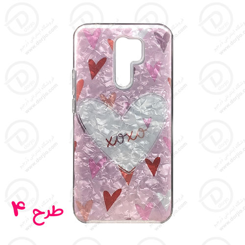 گارد ژله‌ای یخی طرح دار شیائومی Redmi 9