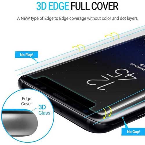 گلس محافظ UV تمام صفحه سامسونگ Galaxy S8