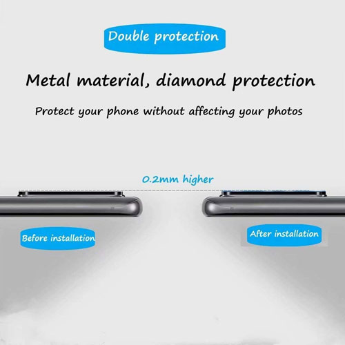 محافظ لنز شیشه‌ای دوربین سامسونگ Galaxy M62