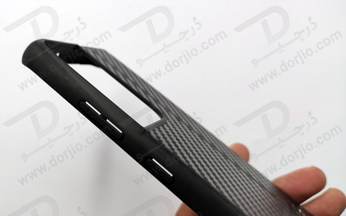 گارد چرم کربنی سامسونگ Galaxy S21 Ultra مدل ROXY