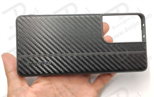 گارد چرم کربنی سامسونگ Galaxy S21 Ultra مدل ROXY