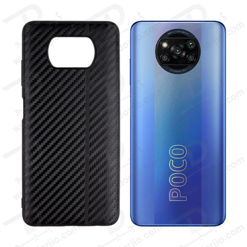 گارد چرم کربنی شیائومی Poco X3 Pro/X3 NFC مدل ROXY