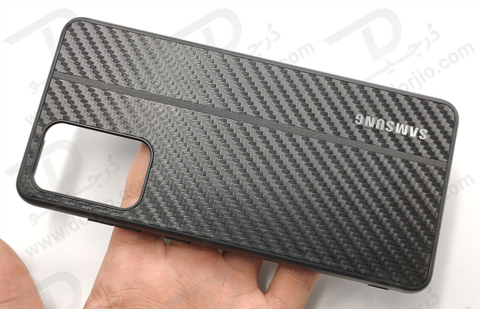 گارد چرم کربنی سامسونگ Galaxy A52 مدل ROXY