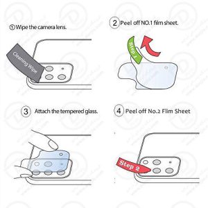 محافظ لنز شیشه‌ای دوربین شیائومی Redmi Note 10 /10S