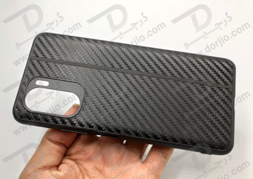 گارد چرم کربنی شیائومی Redmi K40/Mi 11i/Poco F3 مدل ROXY