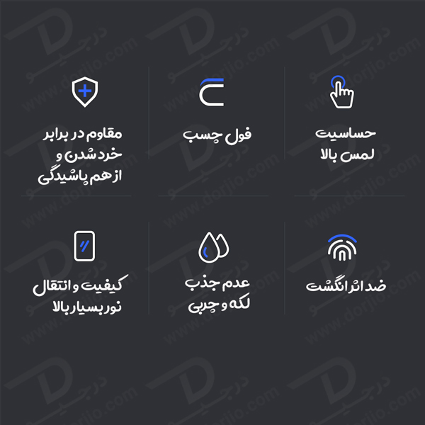 نانو گلس نیلکین آنر Honor 50 مدل Impact Resistant Curved