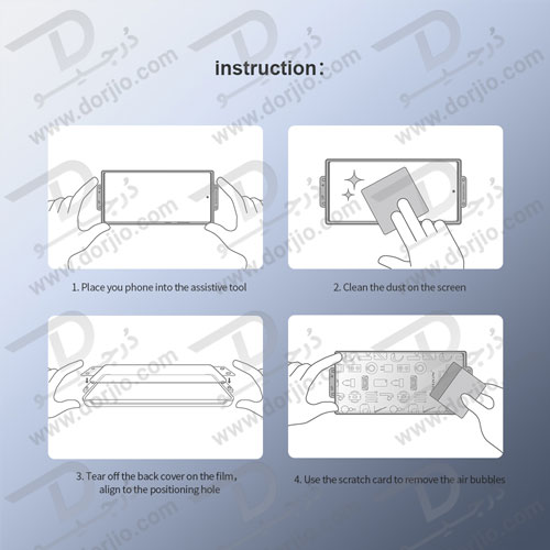 نانو گلس نیلکین هوآوی Mate 40 مدل Impact Resistant Curved