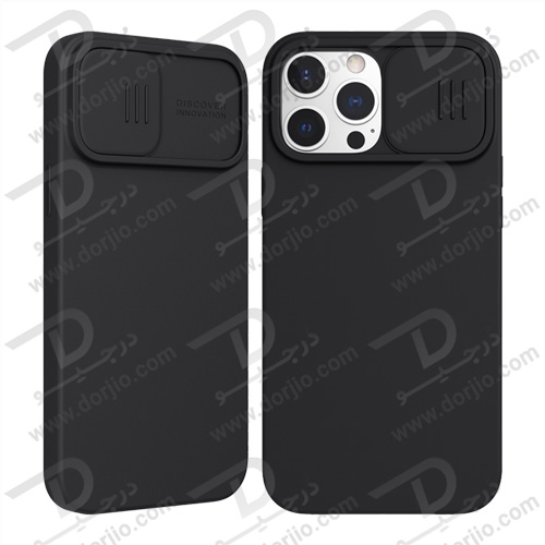کاور Camshield سیلیکونی نیلکین با محافظ دوربین iPhone 13 Pro Max