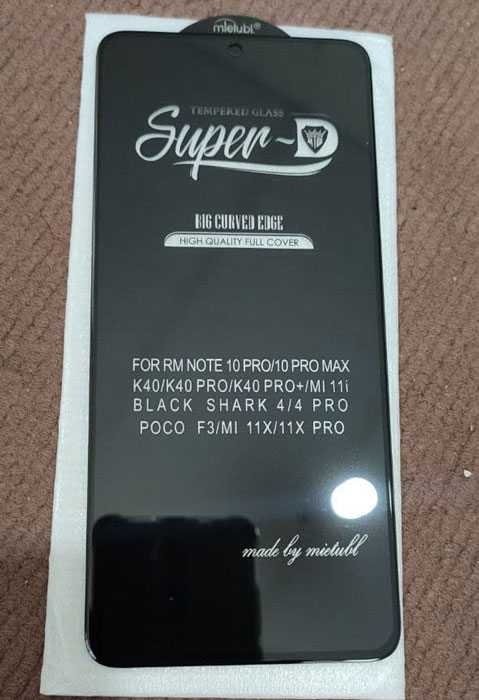 گلس محافظ صفحه Super-D شیائومی Redmi Note 10 Pro/10 Pro Max
