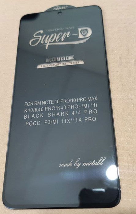 گلس محافظ صفحه Super-D شیائومی Redmi Note 10 Pro/10 Pro Max