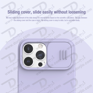 کاور Camshield سیلیکونی نیلکین با محافظ دوربین iPhone 13 Pro Max