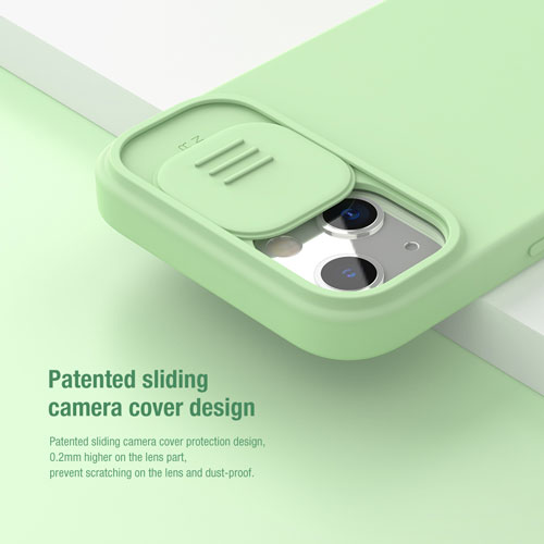 کاور Camshield سیلیکونی نیلکین با محافظ دوربین iPhone 13