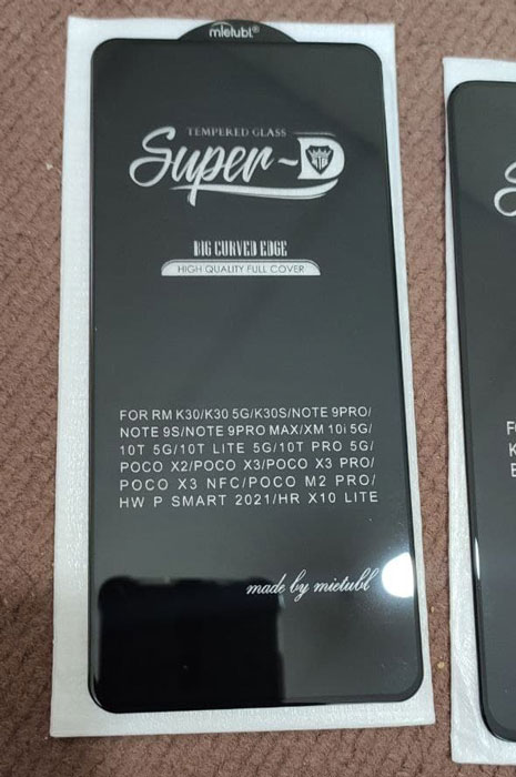گلس محافظ صفحه Super-D شیائومی Poco F2 Pro/Redmi K30 Pro